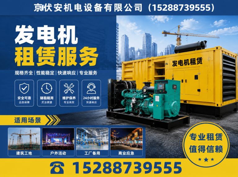 衡阳静音发电车租赁展示图